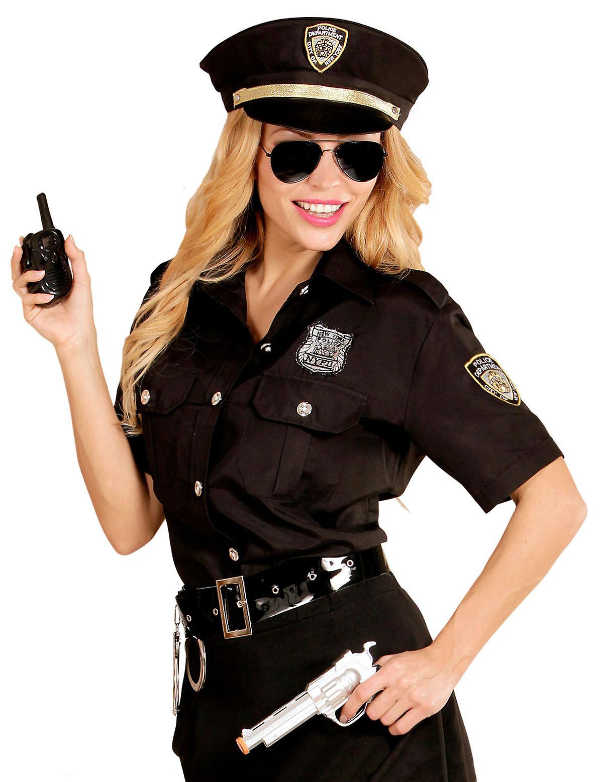 Costume Poliziotta (Camicia, Cappello) (M/L)