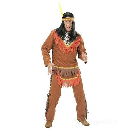 INDIANO (casacca, pantaloni, fascia per testa con piuma) L