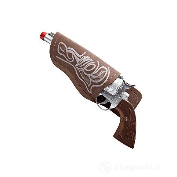 PISTOLA COWBOY CON FONDINA E CINTURA 28 cm