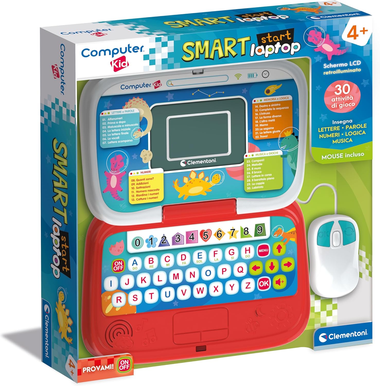 Clementoni - Computer Kid Smart Laptop Educativo