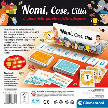 Clementoni Nomi, Cose, Citta