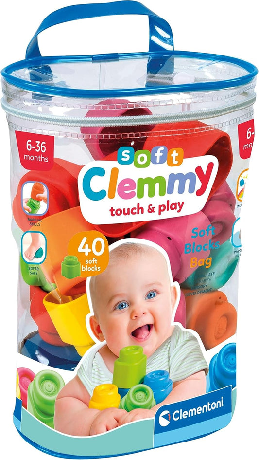 Clementoni Clemmy - 40 Mattoncini Per Costruzioni