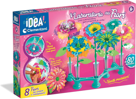 Clementoni Idea - Il Laboratorio Dei Fiori, Kit Creativo Per Bambini