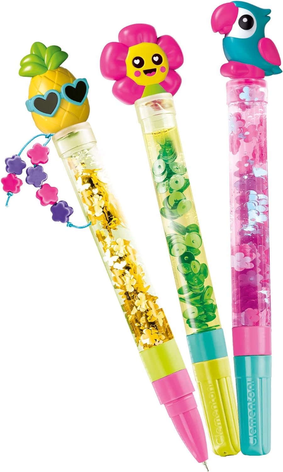 Clementoni- Idea-Create Your Penso: Tropical-Gioco Creativo Per Realizzare Colorate, Laboratorio