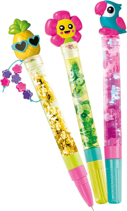 Clementoni- Idea-Create Your Penso: Tropical-Gioco Creativo Per Realizzare Colorate, Laboratorio