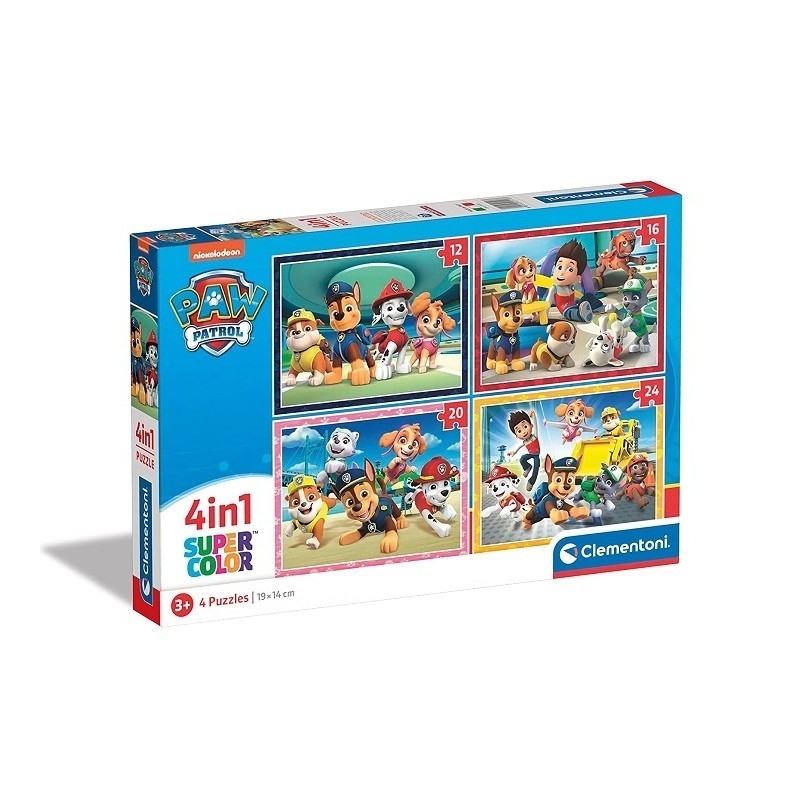 Clementoni 4in1 Puzzle Paw Patrol