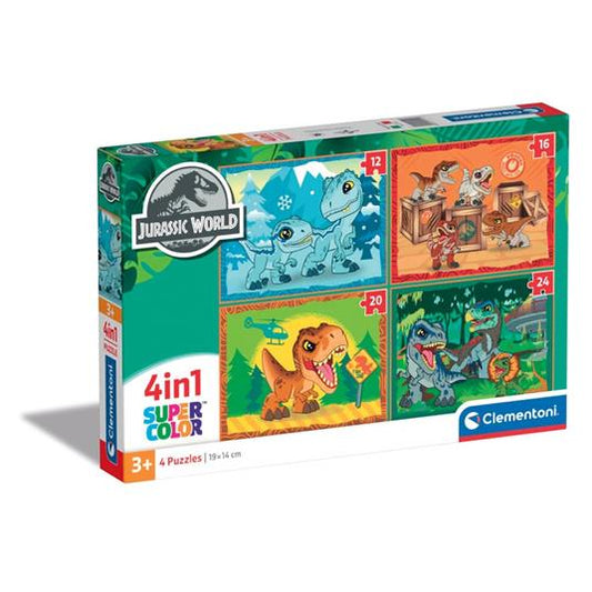 Clementoni 4in1 Puzzle Jurassic World