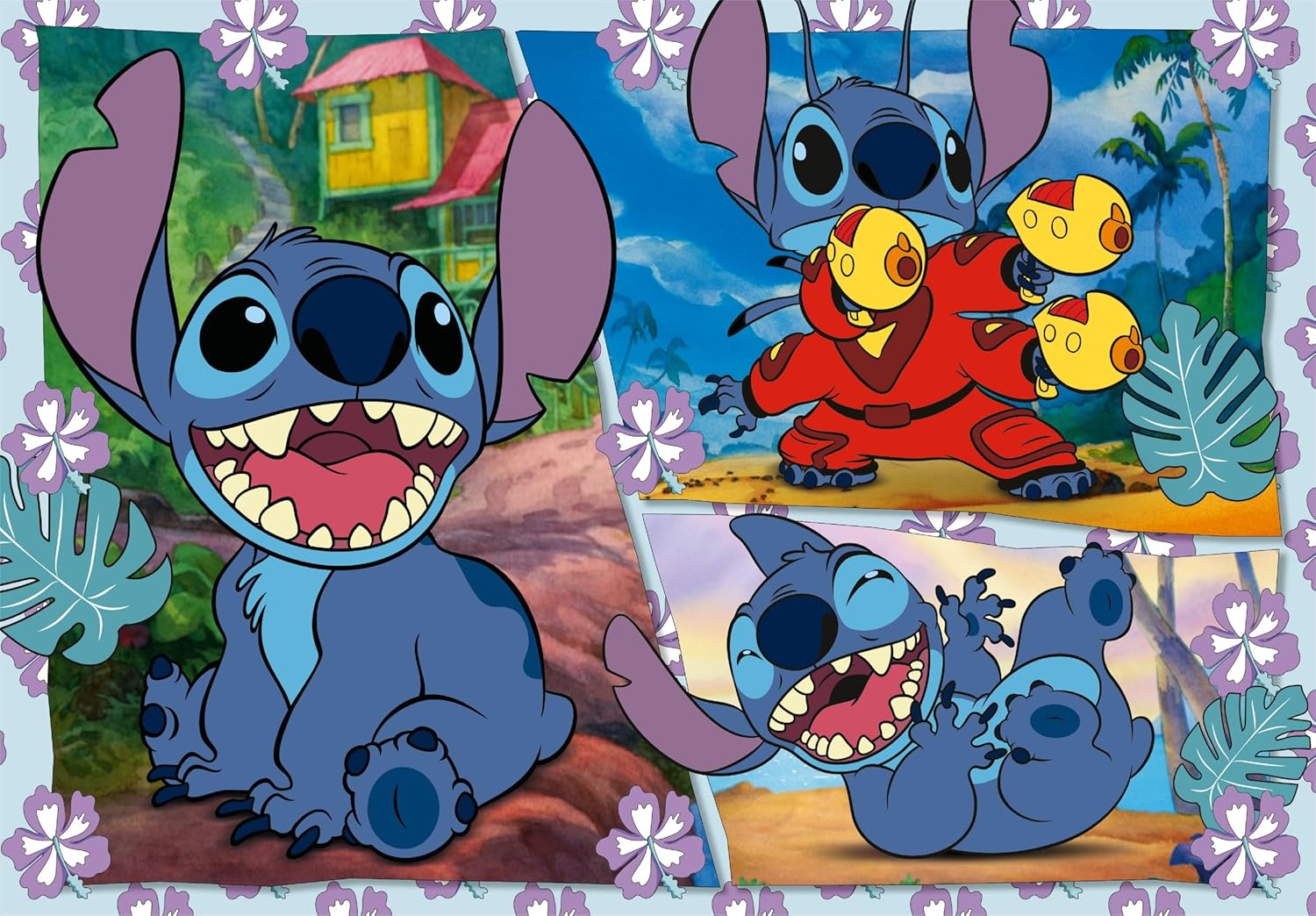 Clementoni- Disney Stitch Supercolor Stitch-104 Maxi Pezzi