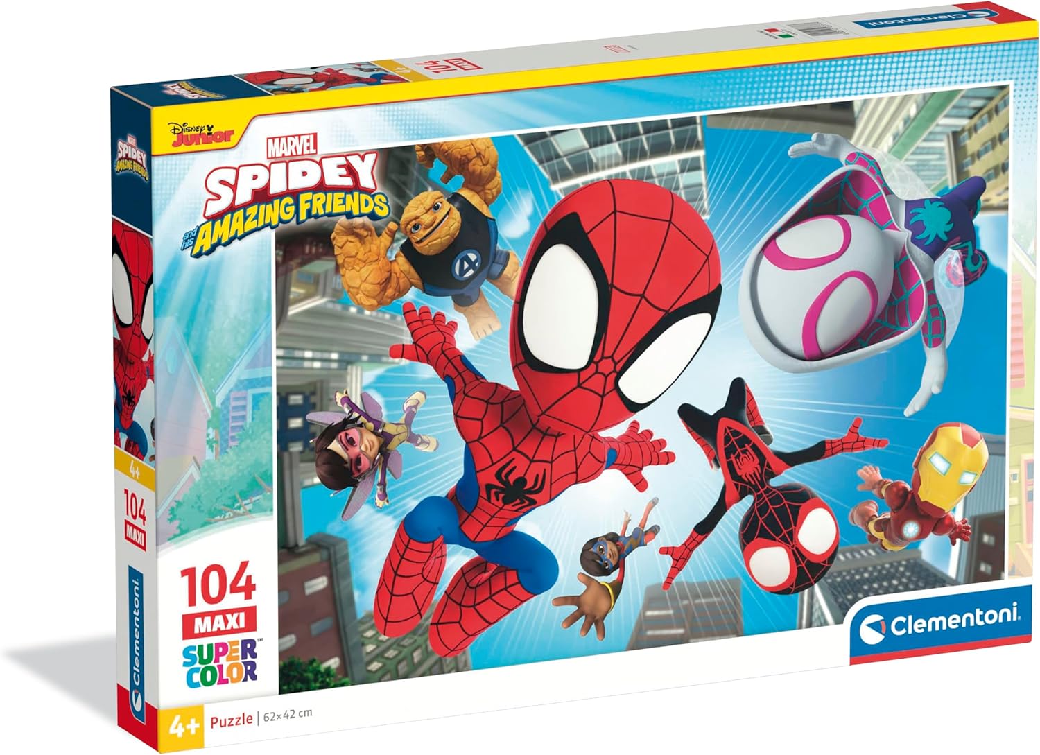 Clementoni - Puzzle Per Bambini 104 Pezzi Supercolor