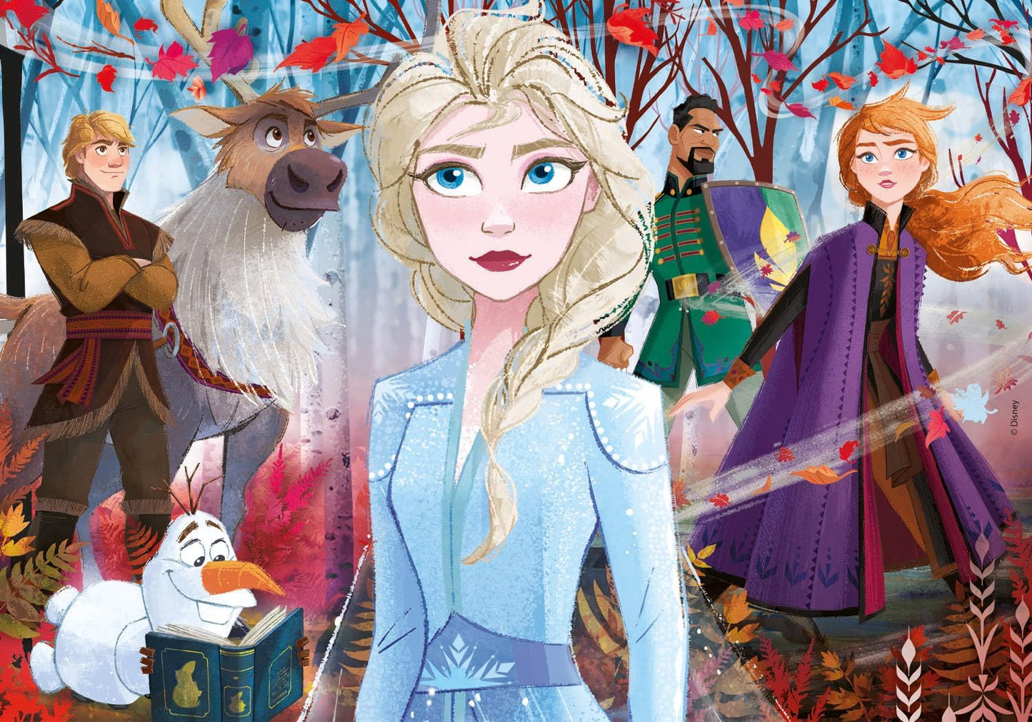 Clementoni-24759-Supercolor Disney Frozen 2-2x20 Pezzi