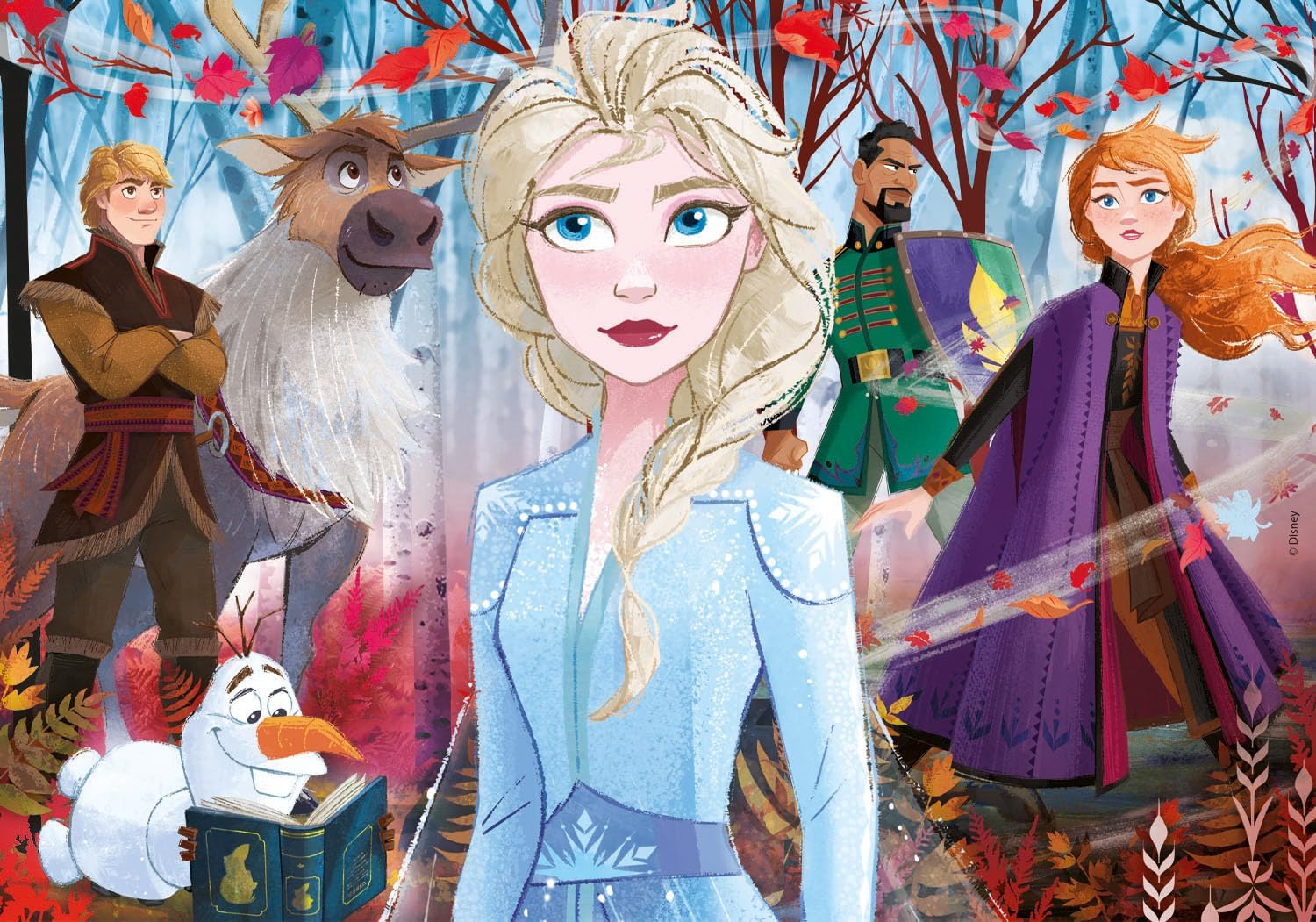 Clementoni-24759-Supercolor Disney Frozen 2-2x20 Pezzi