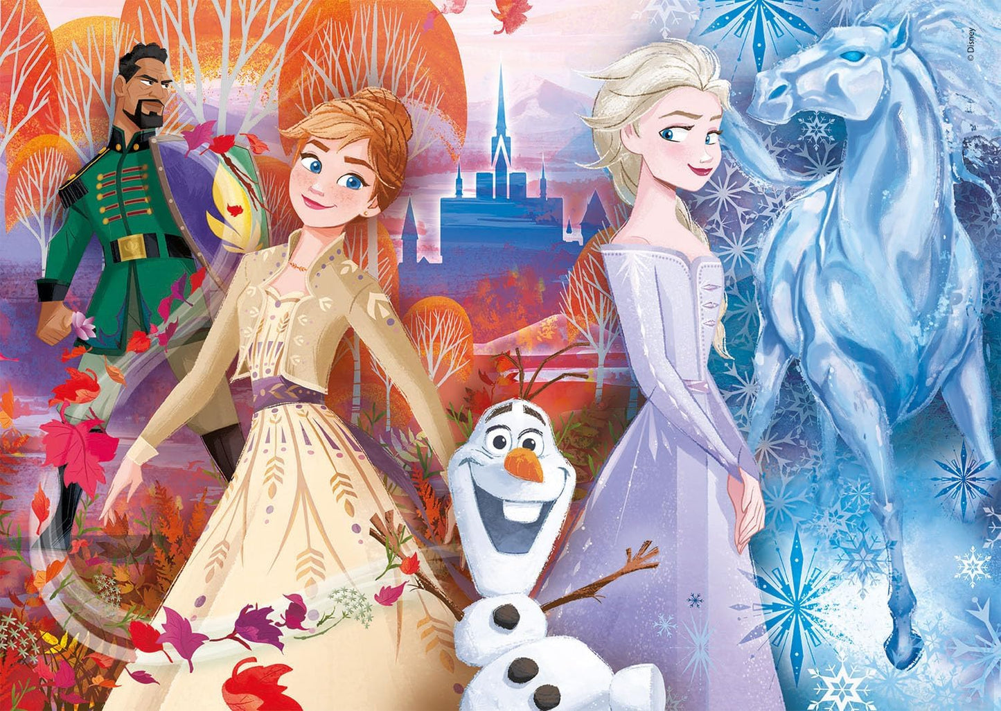 Clementoni-24759-Supercolor Disney Frozen 2-2x20 Pezzi