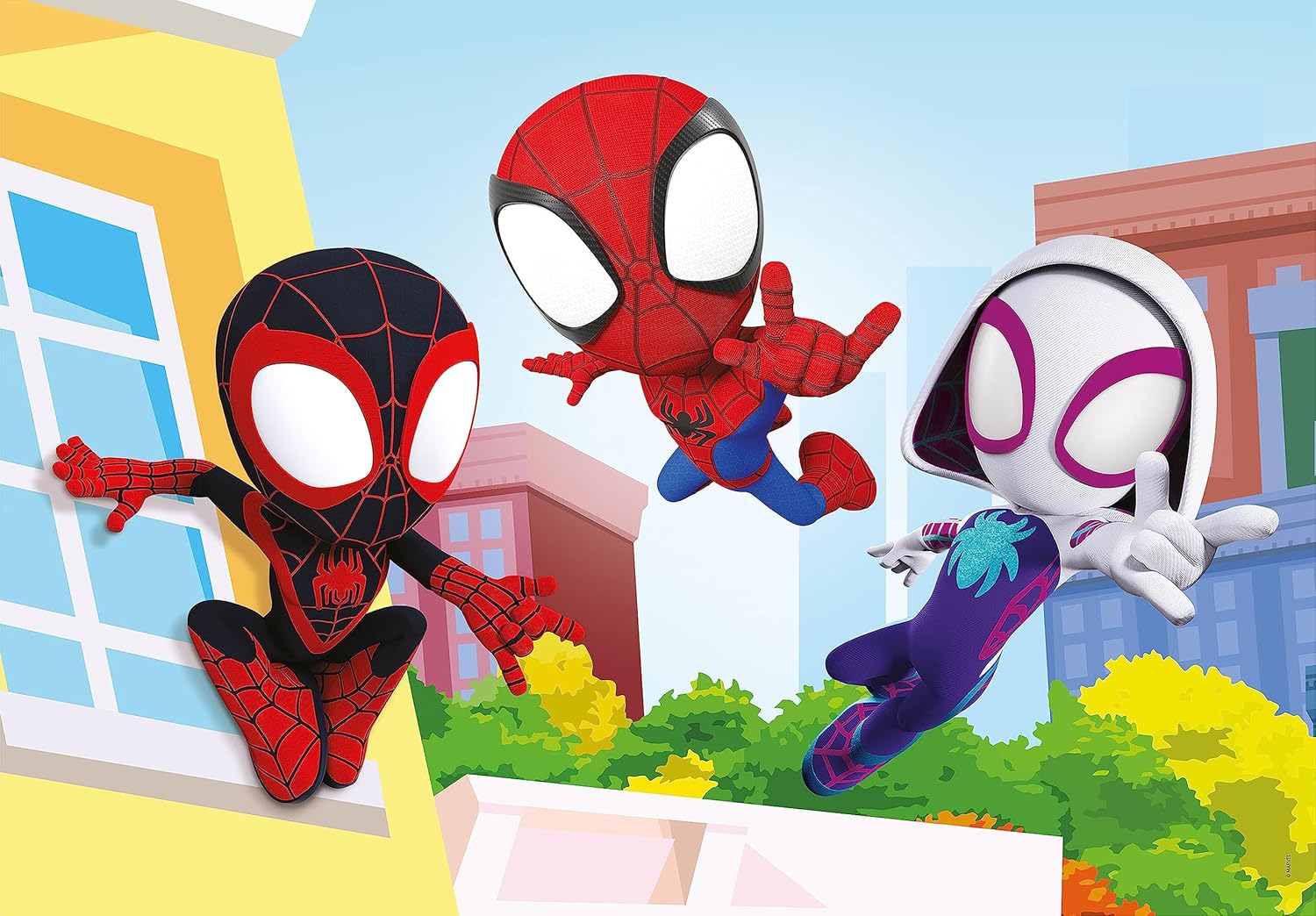 Clementoni - 24794 - Supercolor Puzzle - Spidey And His Amazing Friends - 2x20 Pezzi