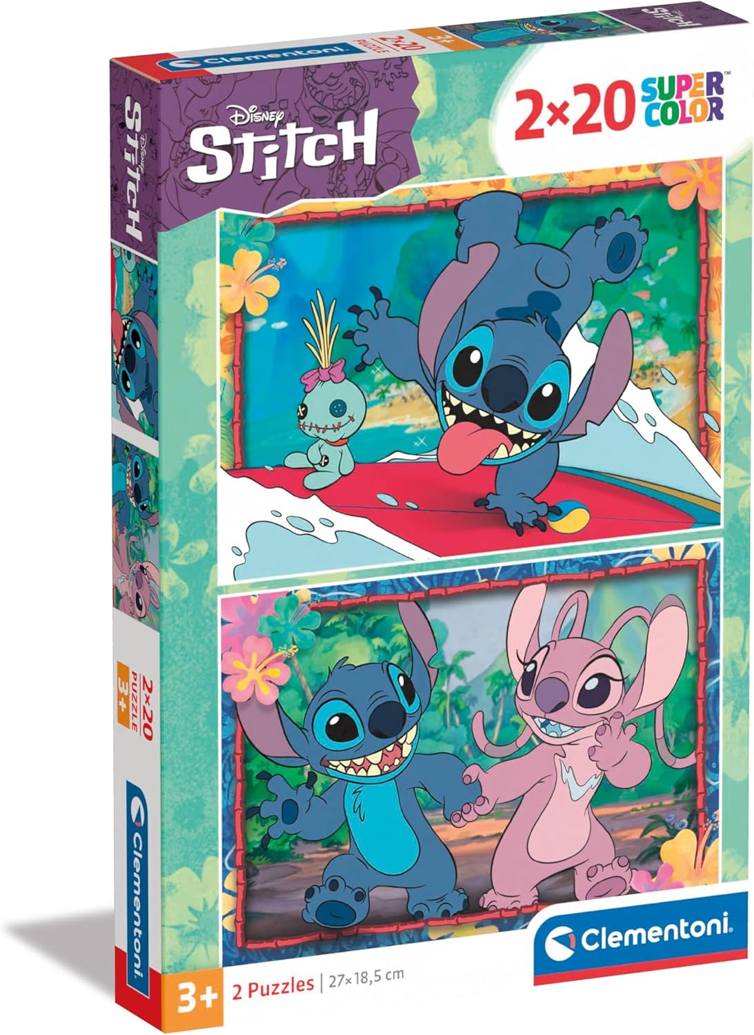 Clementoni- Disney Stitch Supercolor Stitch-2x20