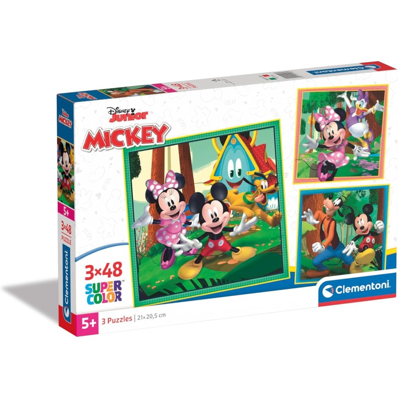 Clementoni Puzzle  3x48 Square Mickey And Friends