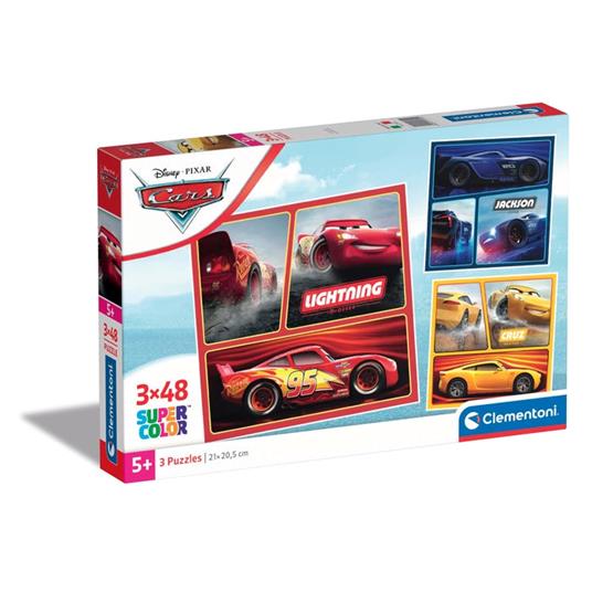 Clementoni Puzzle  3x48 Square Cars