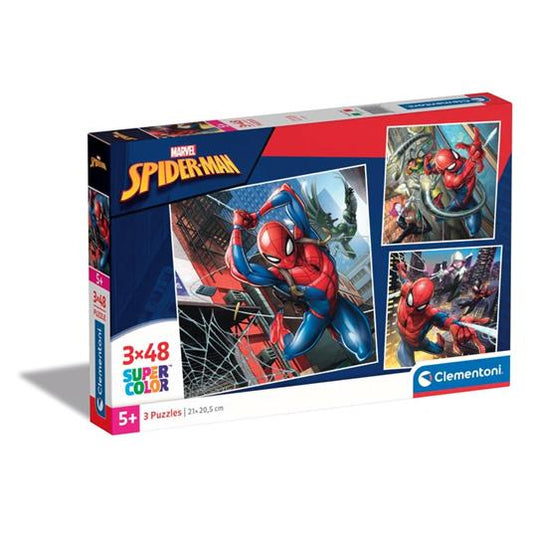 Clementoni Puzzle  3x48 Square Marvel Spiderman