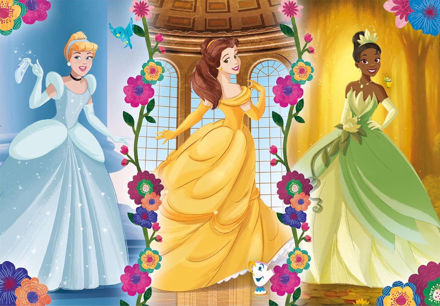 Clementoni - 25772 - Supercolor Puzzle - Disney Princess - 104 Pezzi