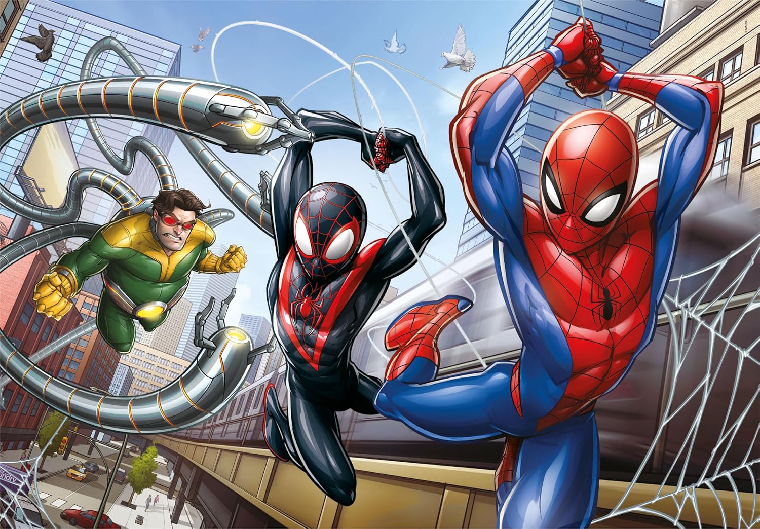 Clementoni - 25778 - Supercolor Puzzle - Marvel Spider-Man - 104 Pezzi