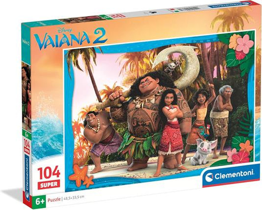 Clementoni Puzzle  104 Super Disney Vaiana 2