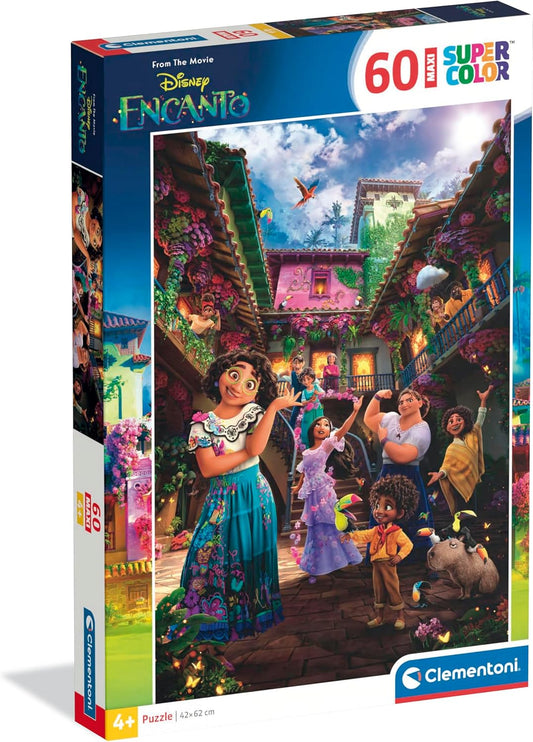 Clementoni - Puzzle 60 Pezzi Supercolor, Disney Encanto