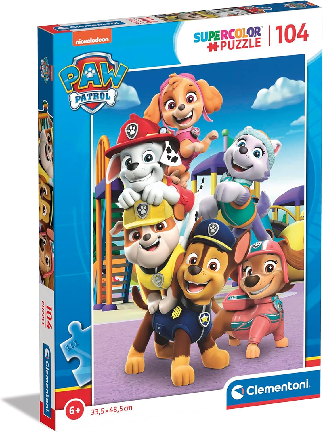 Clementoni - 27178 - Supercolor Puzzle - Paw Patrol - 104 Pezzi