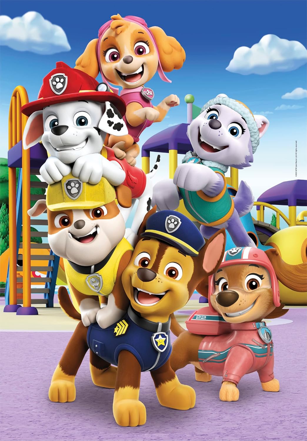 Clementoni - 27178 - Supercolor Puzzle - Paw Patrol - 104 Pezzi
