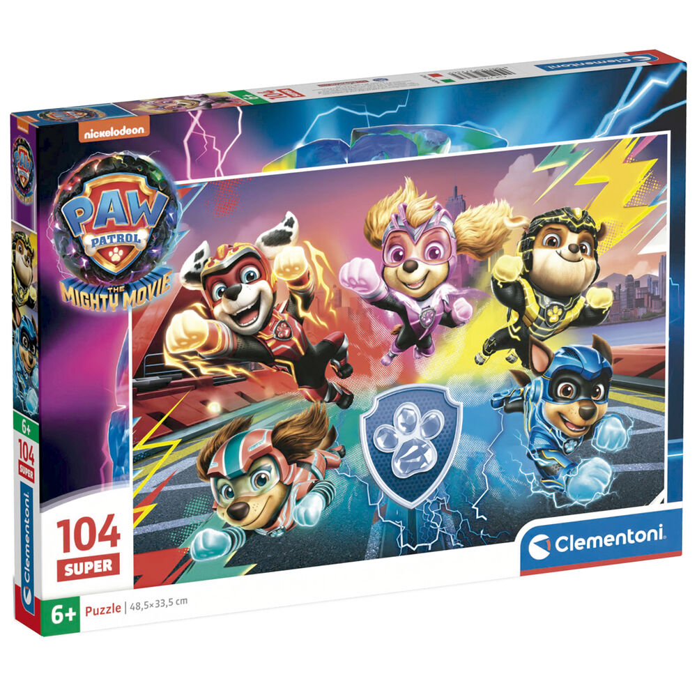 Clementoni Puzzle  104 Pezzi Super - Paw Patrol