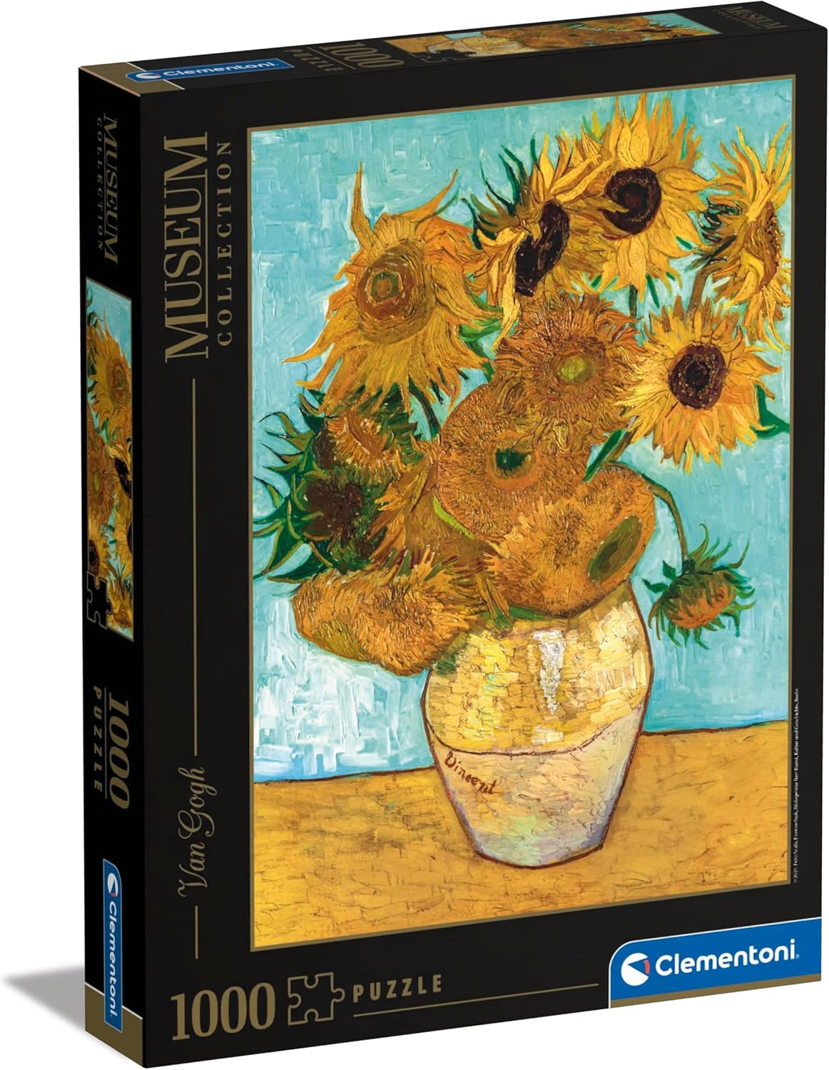 Clementoni - Museum Collection Puzzle - Van Gogh, Girasoli - 1000 Pezzi