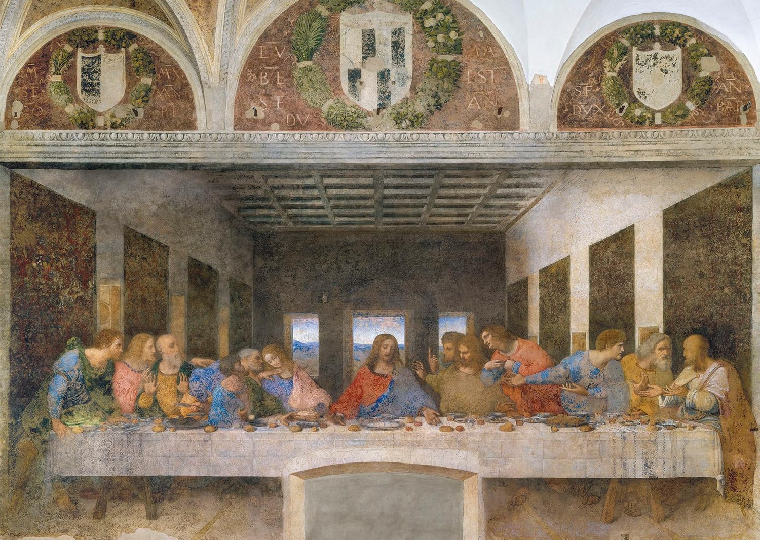 Clementoni - Puzzle 1000 Pezzi Museum Collection, Tema Cenacolo Di Leonardo Da Vinci