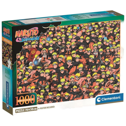 Clementoni Puzzle  1000 Pezzi Impossible - Naruto