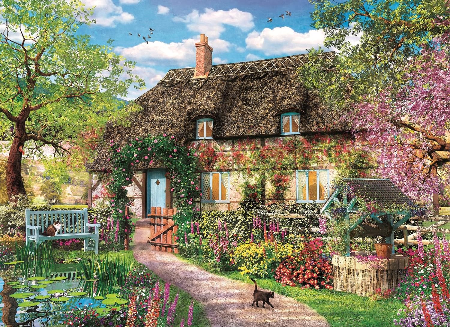 Clementoni - Collection Puzzle - The Old Cottage - 1000 Pezzi