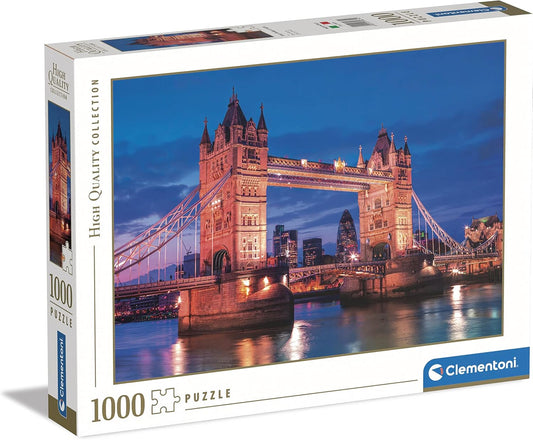 Clementoni - Collection - Tower Bridge At Night - 1000 Pezzi