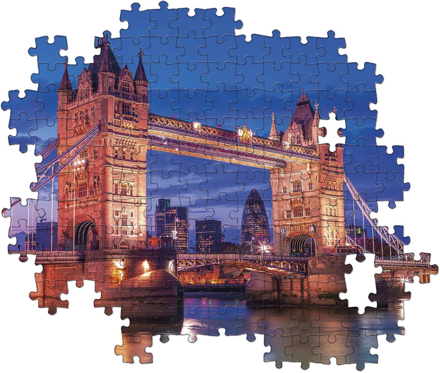 Clementoni - Collection - Tower Bridge At Night - 1000 Pezzi