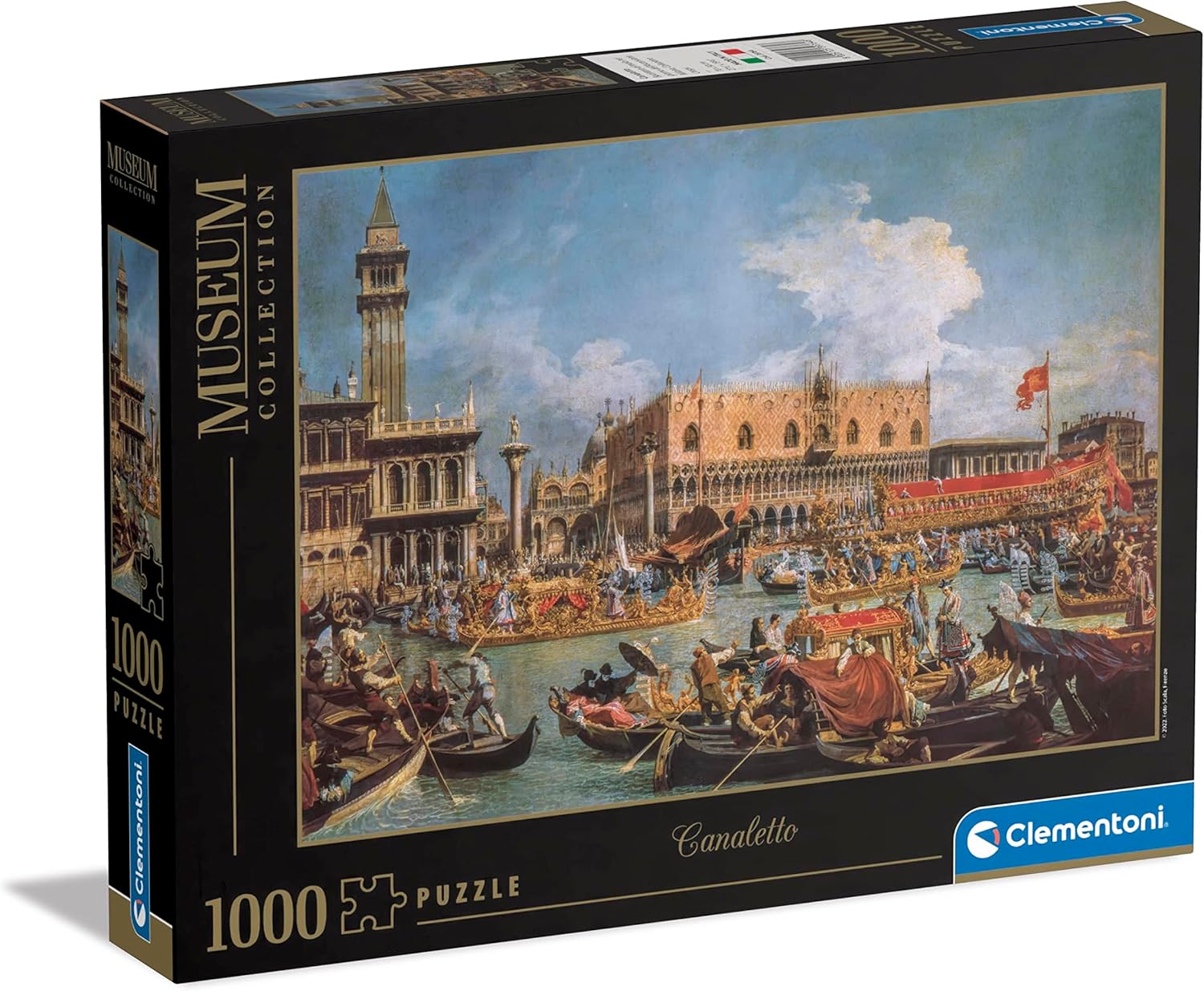 Clementoni - Museum Collection - Canaletto, "The Return Of The Bucentaur At The Molo On Ascension Day" - 1000 Pezzi