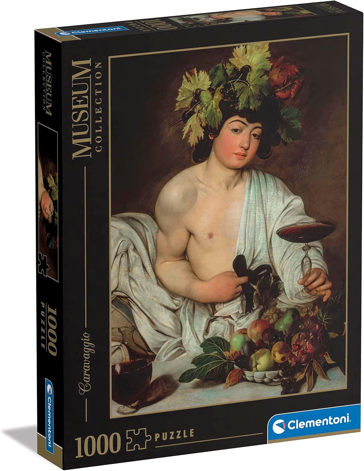 Clementoni - Museum Collection - Caravaggio, "Bacchus" - 1000 Pezzi