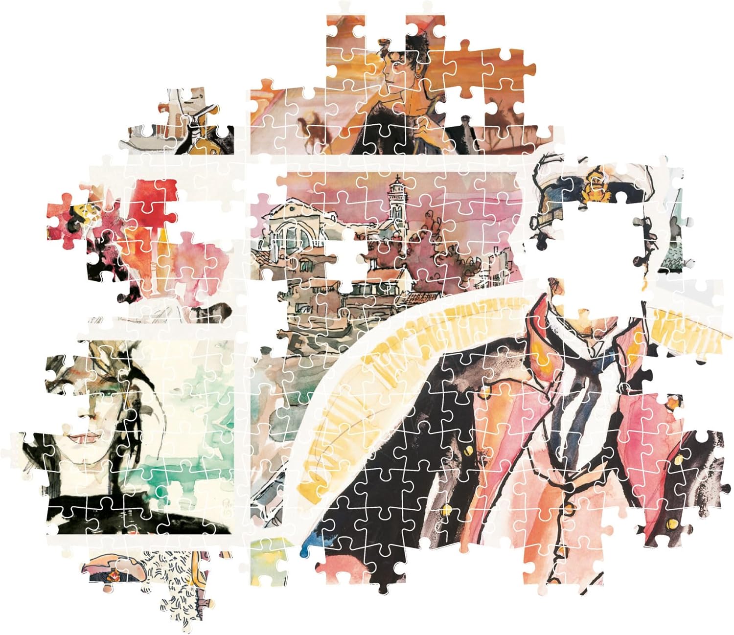 Clementoni- Corto Maltese Maltese-1000 Pezzi