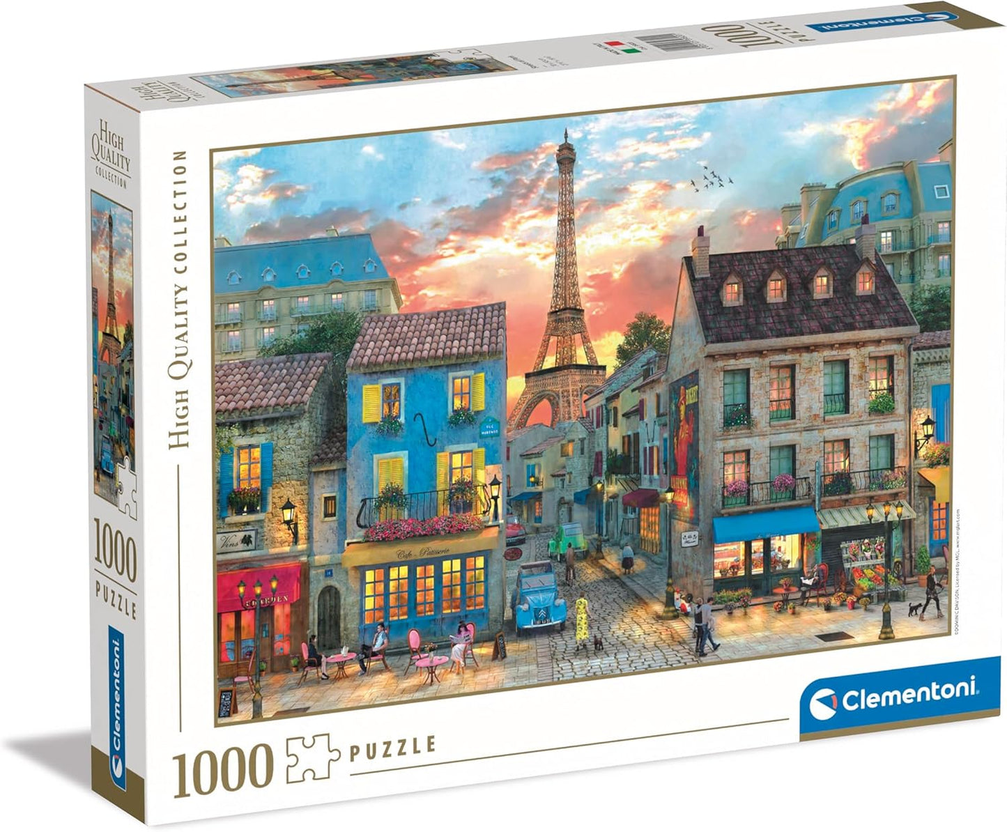 Clementoni - Puzzle Collection - Streets Of Paris - 1000 Pezzi