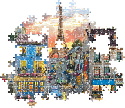 Clementoni - Puzzle Collection - Streets Of Paris - 1000 Pezzi