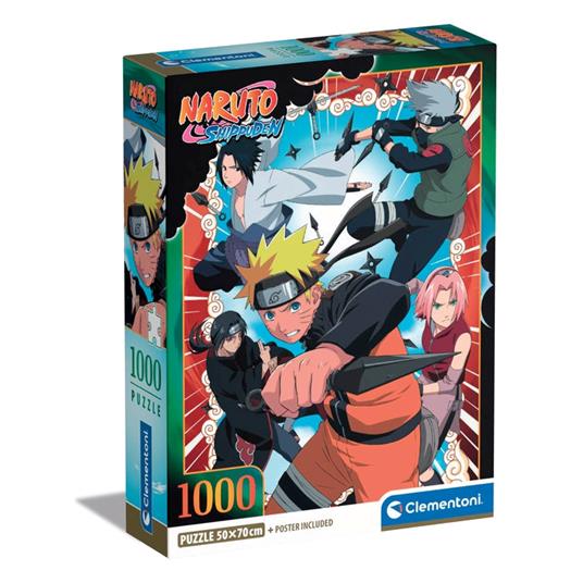 Clementoni Puzzle  1000 Pezzi - Naruto Shippude