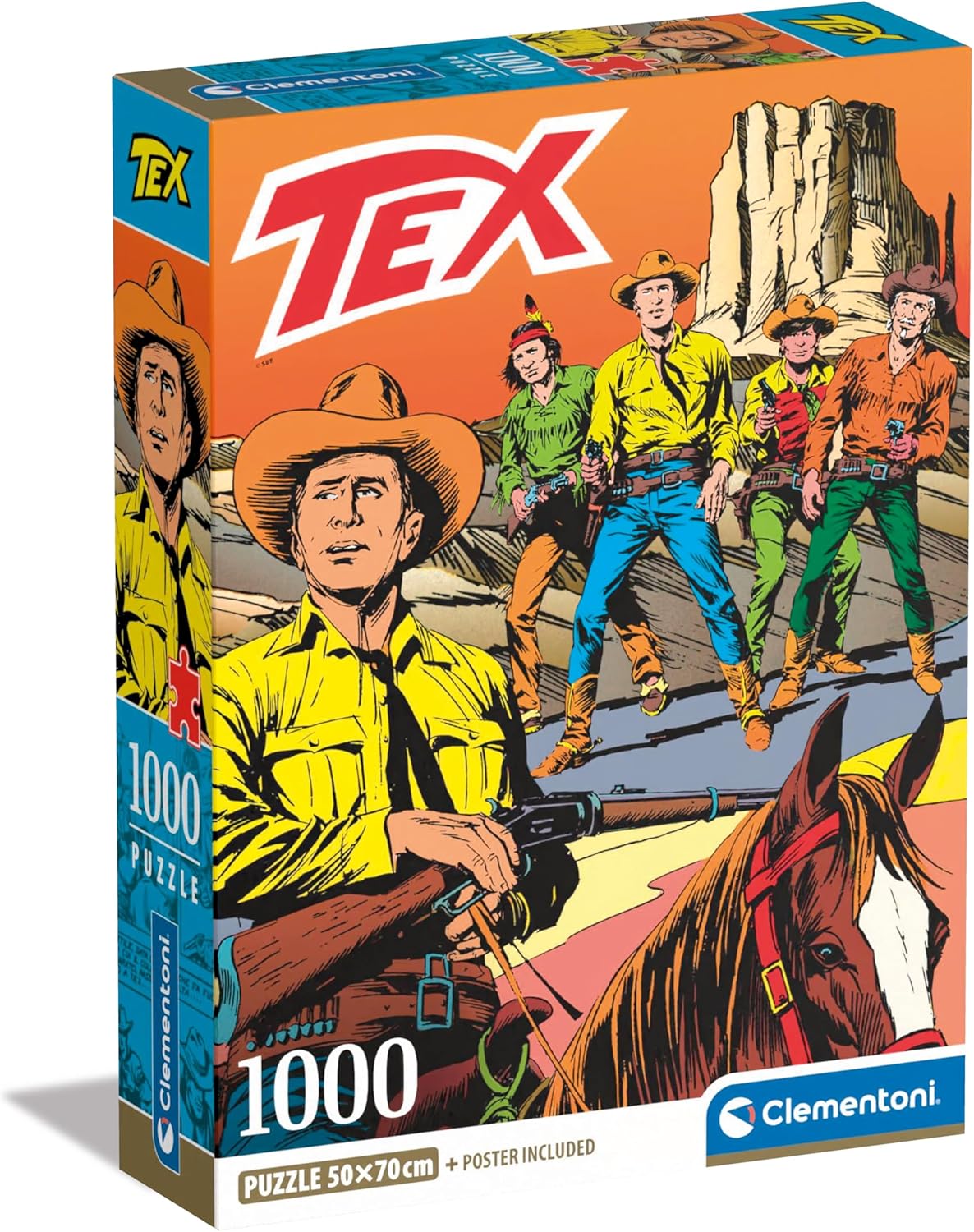 Clementoni - Puzzle 1000 Pezzi Fumetti Per Adulti E Ragazzi