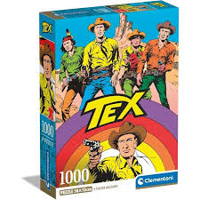 Clementoni- Tex Puzzle-Tex-1000 Pezzi