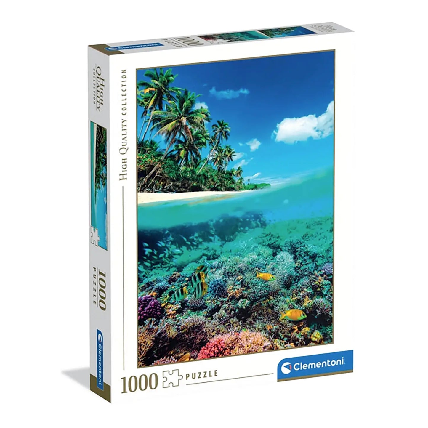 Clementoni Puzzle  1000 Hqc Paesaggio Fondale Marino