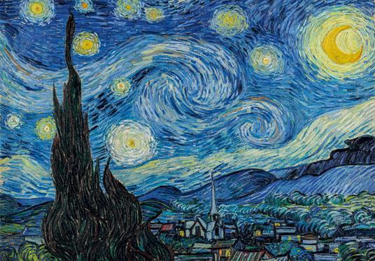 Clementoni Puzzle  1000 Hqc Museum - The Starry Night - Van Gogh