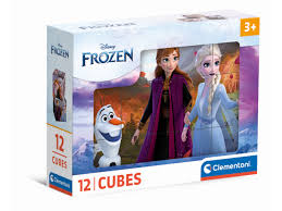 Clementoni- Disney Frozen Frozen-12 Pezzi