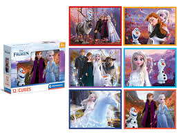 Clementoni- Disney Frozen Frozen-12 Pezzi