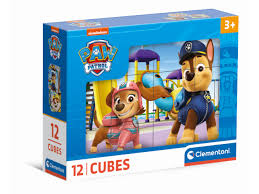 Clementoni- Paw Patrol Patrol-12 Pezzi