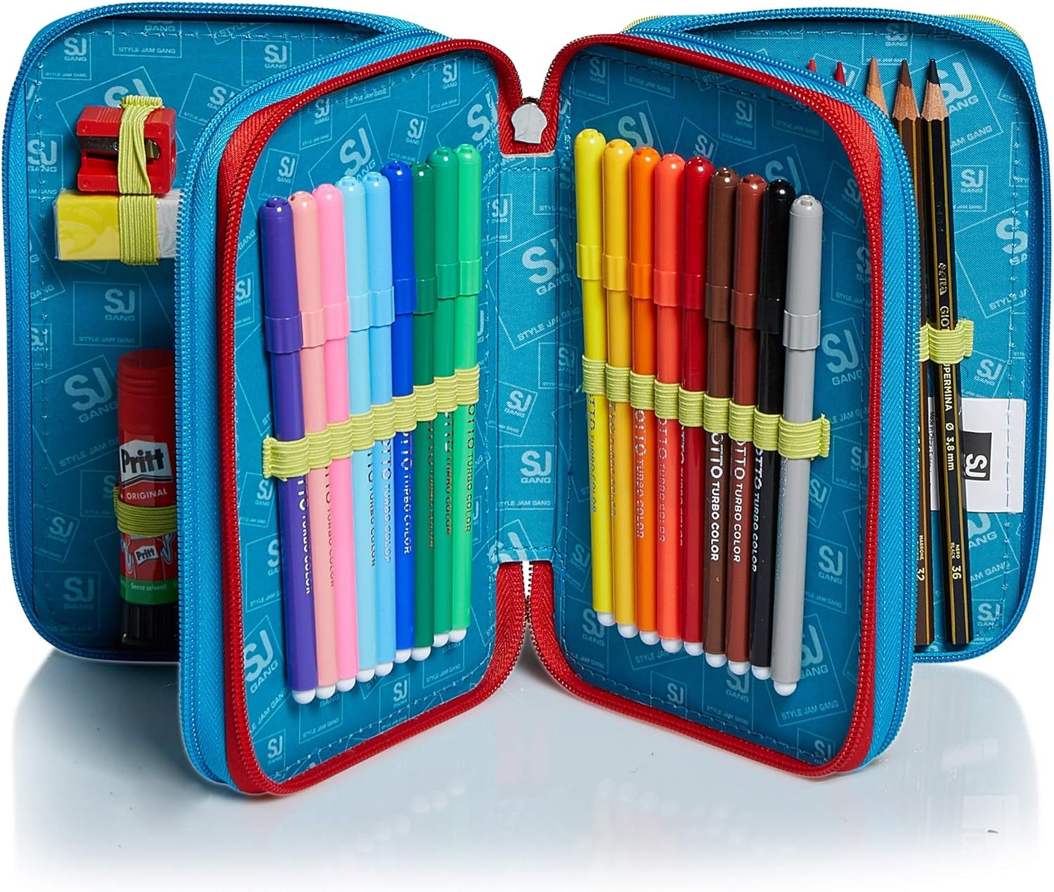 Astuccio 3 Zip Sj Gang College & Sport 3C2012001-426