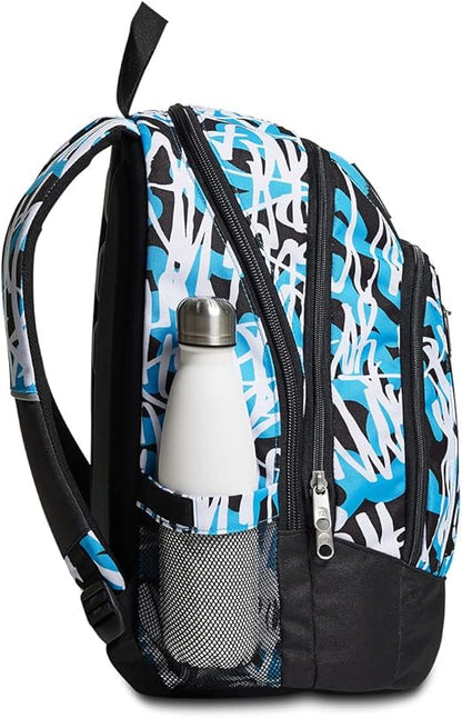 Zaino scuola Advanced Seven Dripped Boy, Jet Black, 30 lt