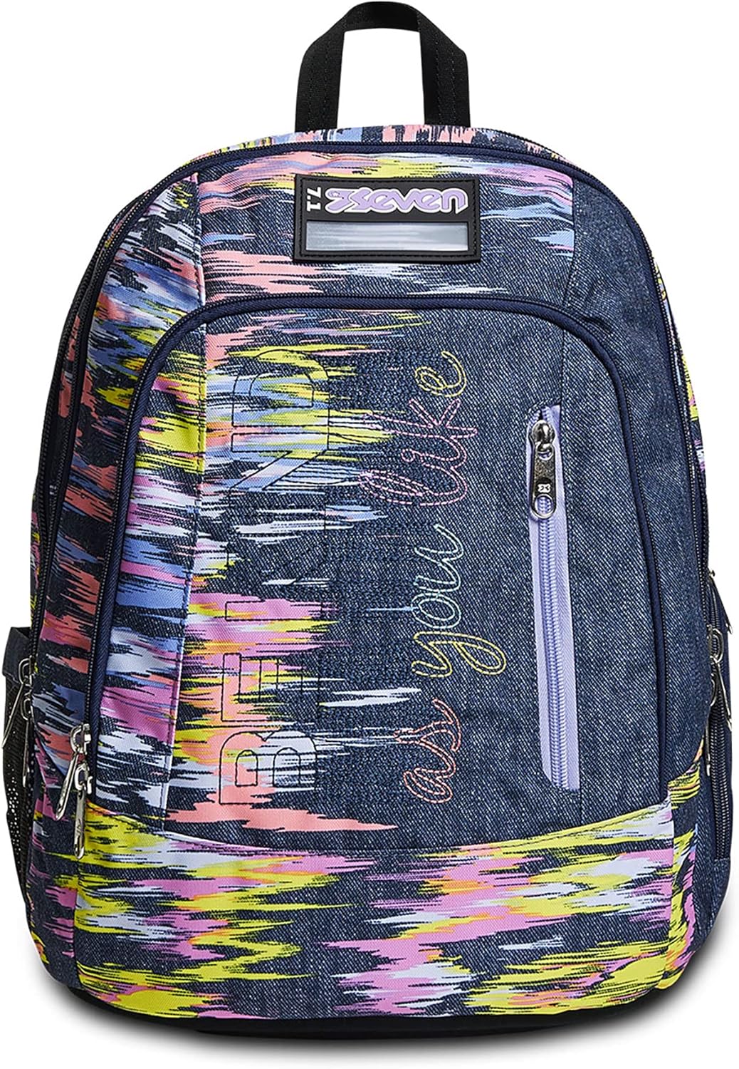 Zaino scuola Advanced Seven Virtual Girl, Blue Deep, 30 lt